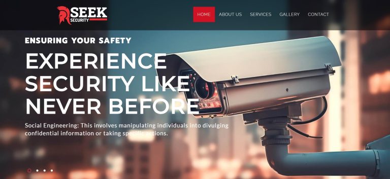 seek security website preview